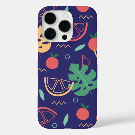 Coques Case-Mate iPhone Motif graphique tropical d'été (Verso)