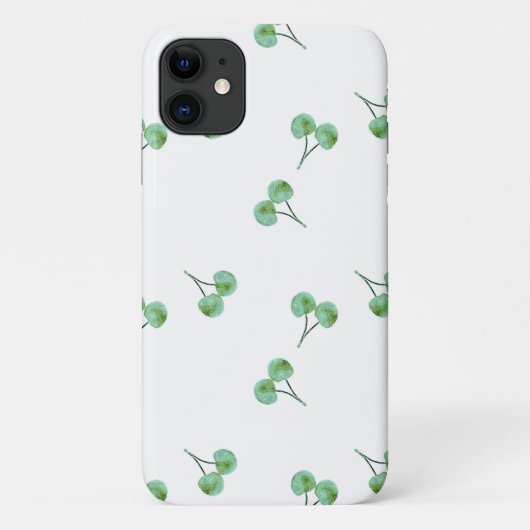 Coques Case-Mate iPhone Motif Green Cherry (Dos)