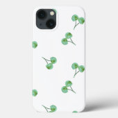 Coques Case-Mate iPhone Motif Green Cherry (Verso)