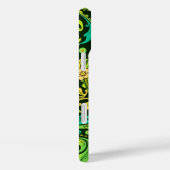Coques Case-Mate iPhone Motif Green Paisley (Verso / Droite)
