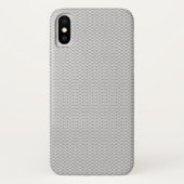 Coques Case-Mate iPhone Motif Grey Chevron (Dos)
