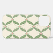 Coques Case-Mate iPhone Motif Grille Fleurs Feuilles simples (Verso (horizontal))