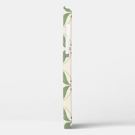 Coques Case-Mate iPhone Motif Grille Fleurs Feuilles simples (Verso / Gauche)