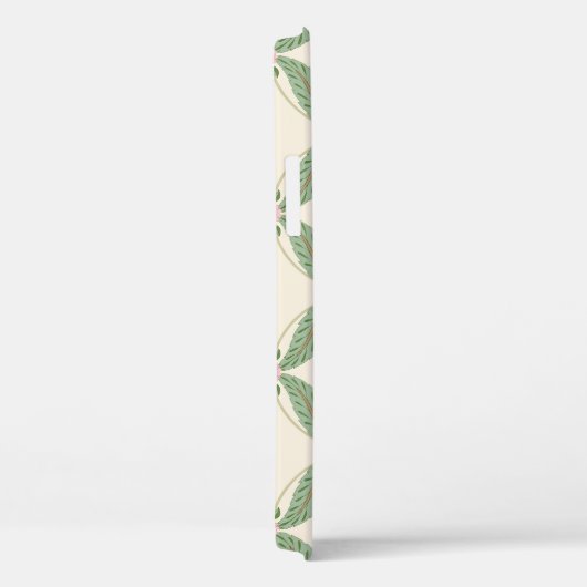 Coques Case-Mate iPhone Motif Grille Fleurs Feuilles simples (Verso / Droite)