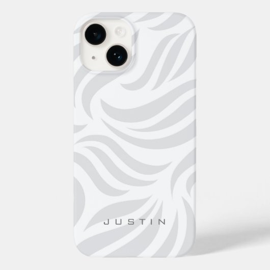 Coques Case-Mate iPhone Motif Gris (Verso)