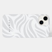 Coques Case-Mate iPhone Motif Gris (Verso (horizontal))