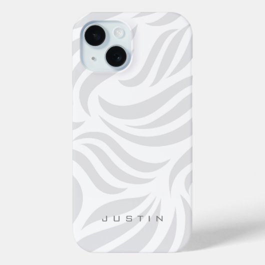 Coques Case-Mate iPhone Motif Gris (Verso)
