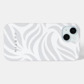 Coques Case-Mate iPhone Motif Gris (Verso (horizontal))