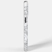 Coques Case-Mate iPhone Motif gris pâle pâturage (Verso / Droite)