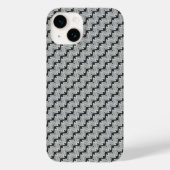 Coques Case-Mate iPhone Motif gris transparent (Verso)