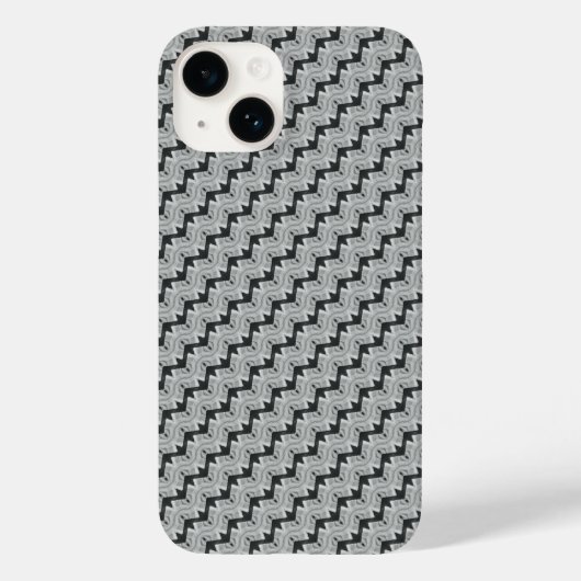 Coques Case-Mate iPhone Motif gris transparent (Verso)