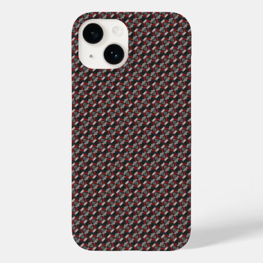 Coques Case-Mate iPhone Motif gris transparent (Verso)