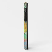 Coques Case-Mate iPhone Motif grunge floral d'art (Dos/Gauche)