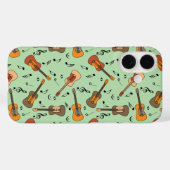 Coques Case-Mate iPhone Motif Guitare Music Notes (Verso (horizontal))