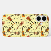 Coques Case-Mate iPhone Motif Guitare Music Notes (Verso (horizontal))