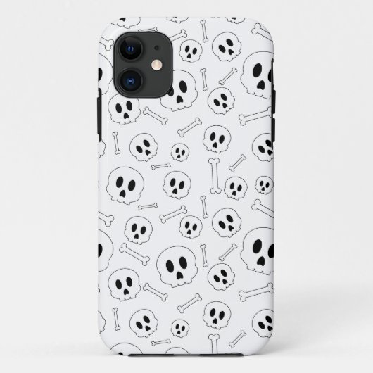 Coques Case-Mate iPhone Motif Halloween Crânes & Os (Dos)