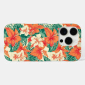 Coques Case-Mate iPhone Motif Hawaiian Vibe esthétique Tropical Fleurs (Verso (horizontal))