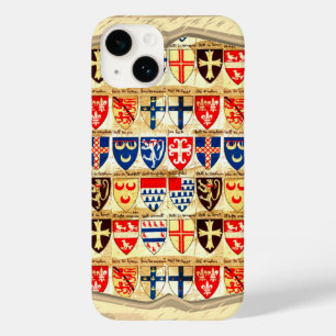Coque Pour iPhone 14 Motif héraldique décoratif