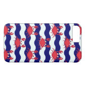 Coques Case-Mate iPhone Motif heureux de crabes (Dos (Horizontal))