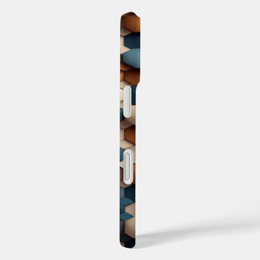 Coques Case-Mate iPhone Motif Hexagon (Verso / Droite)