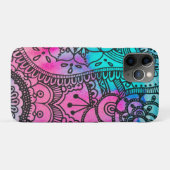 Coques Case-Mate iPhone Motif hippie - Aqua et rose par Megaflora (Dos (Horizontal))
