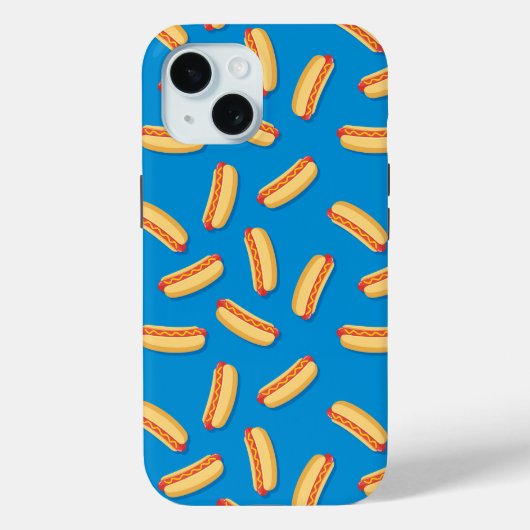 Coques Case-Mate iPhone Motif Hotdogs de restauration rapide (Verso)