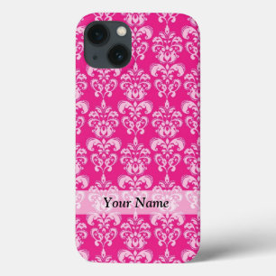 Etui iPhone 13 Motif humide rose chaud