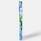 Coques Case-Mate iPhone Motif hydrangée bleu (Verso / Gauche)