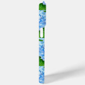 Coques Case-Mate iPhone Motif hydrangée bleu (Verso / Droite)