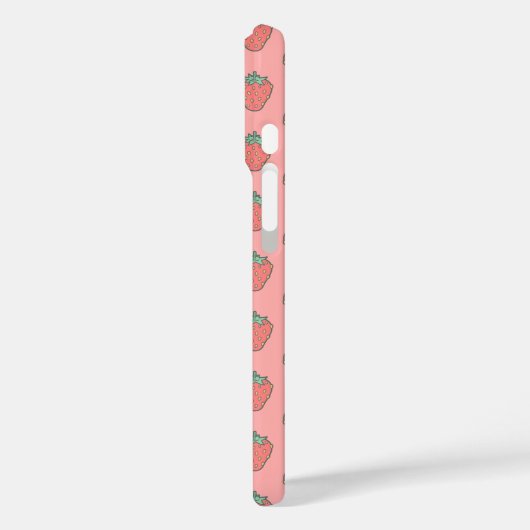 Coques Case-Mate iPhone Motif Icône fraise (Verso / Gauche)