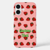 Coques Case-Mate iPhone Motif Icône fraise (Verso)