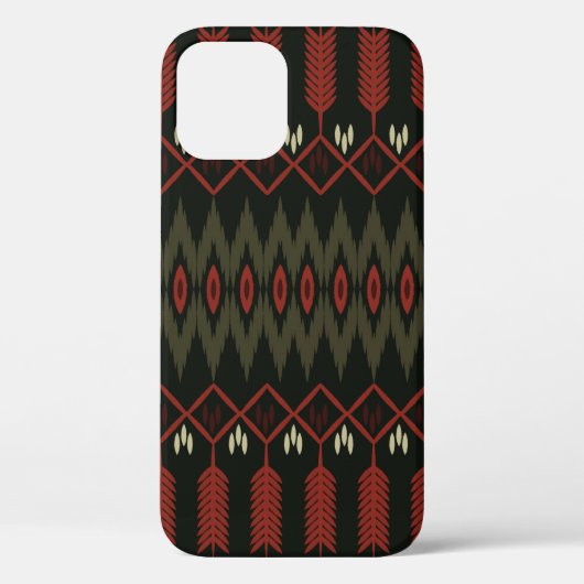 Coques Case-Mate iPhone motif ikat. Ornement géométrique sans couture. Eth (Verso)