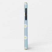 Coques Case-Mate iPhone Motif illustratif sur bleu pâle (Dos/Gauche)