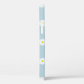 Coques Case-Mate iPhone Motif illustratif sur bleu pâle (Verso / Droite)