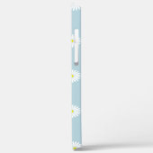 Coques Case-Mate iPhone Motif illustratif sur bleu pâle (Verso / Gauche)