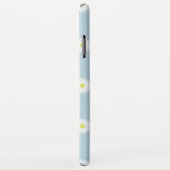 Coques Case-Mate iPhone Motif illustratif sur bleu pâle (Dos/Droite)