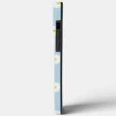 Coques Case-Mate iPhone Motif illustratif sur bleu pâle (Verso / Gauche)