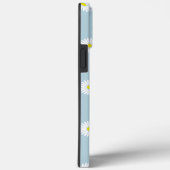 Coques Case-Mate iPhone Motif illustratif sur bleu pâle (Verso / Droite)