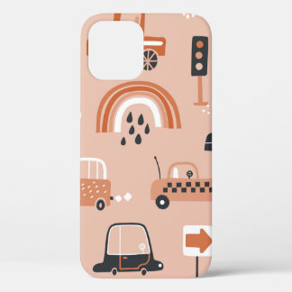 Case-Mate iPhone Case Motif impeccable avec des voitures de jouets. Cart
