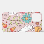 Coques Case-Mate iPhone Motif impeccable avec lapins (Verso (horizontal))