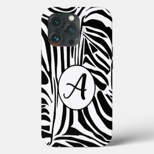 Case-Mate iPhone Case Motif Imprimé Zèbre Noir et Blanc Gras