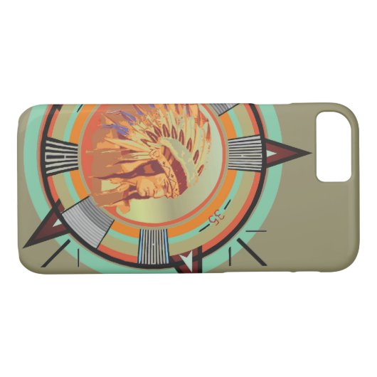 Coques Case-Mate iPhone Motif indien (Dos (Horizontal))