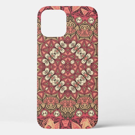 Coques Case-Mate iPhone Motif indien abstrait médaillon. Boho et gypsy (Verso)