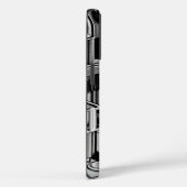 Coques Case-Mate iPhone Motif industriel Abstrait noir et blanc (Verso / Droite)