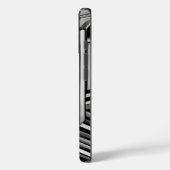 Coques Case-Mate iPhone Motif industriel Abstrait noir et blanc (Verso / Gauche)