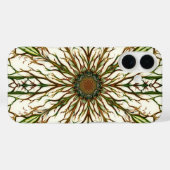 Coques Case-Mate iPhone Motif inspiré de la nature avec ramification fract (Verso (horizontal))