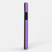Coques Case-Mate iPhone Motif Jacquard Hexagonal Violet sans joint (Dos/Droite)