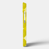 Coques Case-Mate iPhone Motif Jacquard jaune (Verso / Gauche)