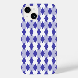 Coque Pour iPhone 14 Motif Jacquard Plaid_4A46B0