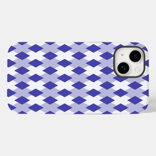 Coques Case-Mate iPhone Motif Jacquard Plaid_4A46B0 (Verso (horizontal))